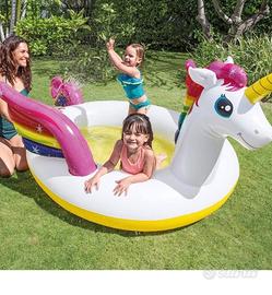 Piscina unicorno e scivolo 7,5 m