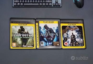 Lotto 3 videogiochi PS3