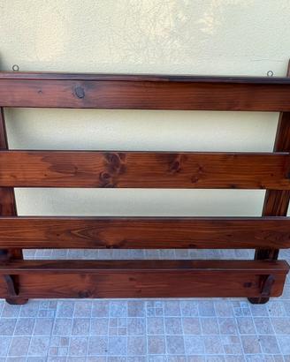 Piattaia Rustica in Legno Massello