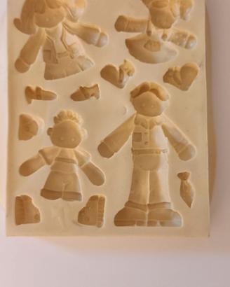 Stampo in silicone fimo gesso 