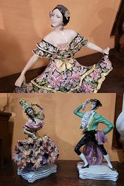 Figure in porcellana di metà '900