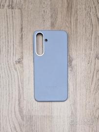 Cover in Silicone samsung galaxy S25 blu chiaro