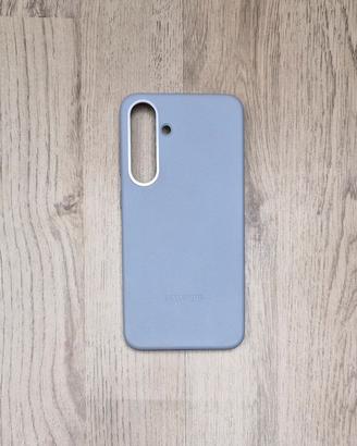Cover in Silicone samsung galaxy S25 blu chiaro