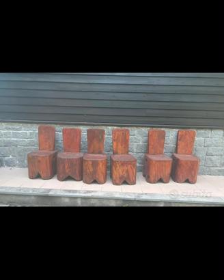 sedie in legno