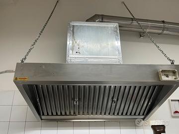 Cappa+carboni attivi+ tubazione