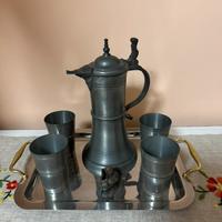 Set in peltro 95% Zinn (Vintage Svizzera)