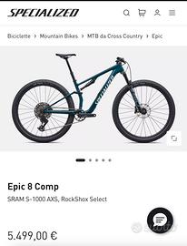Specialized Epic 8 Comp taglia L