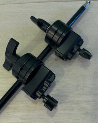 Braccio orizzontale per cavalletti  porta flash