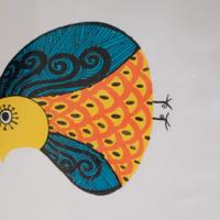 Carta da lettere zizago anni 70