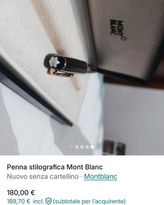 Penna Stilografica Mont Blanc