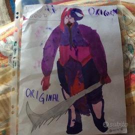 Disegno Guerriero con Mosca Lunga