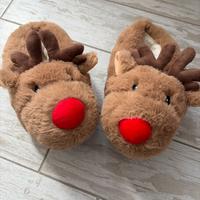 Pantofole a forma di renna