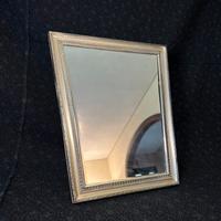 Cornice specchio argento silver vetro vintage