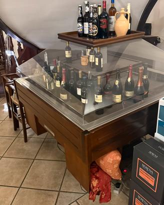 Isola frigo refrigerata buffet quadrata tecnosud