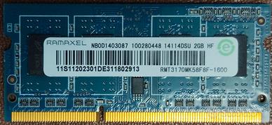 ram RAMAXEL 2 Gb