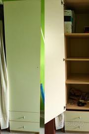 Mobile a colonna con 2 cassetti