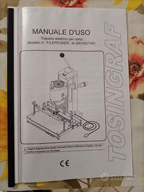 trapano elettrico per carta