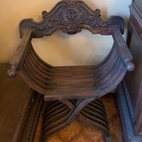 Poltrone sedie antiche savonarola