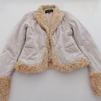 giacca con inserti in pelliccia Flavio Castellani 