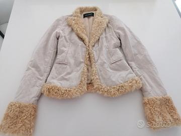 giacca con inserti in pelliccia Flavio Castellani 