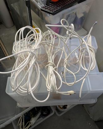 cavi antenna tv + adattatori 