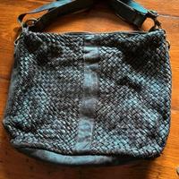 borsa Hobo pelle Intrecciata made in Italy Firenze