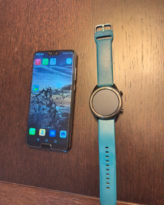 Huawey p20 pro e watch gt2