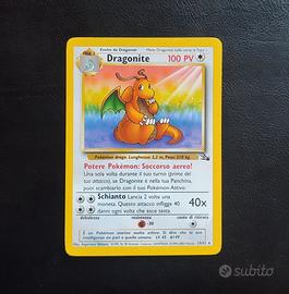 Carta Pokémon Dragonite rara 19/62 ita