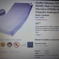 Materasso 90x200 alto 14