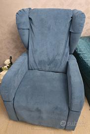 Poltrona disabili relax elettrica con ruote