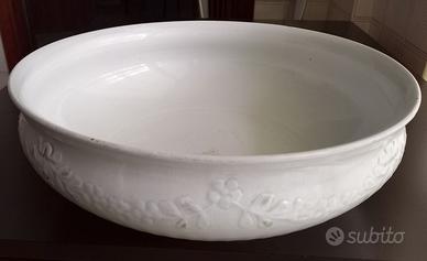 Grande catino ceramica S.C. Lombarda Milano 1900