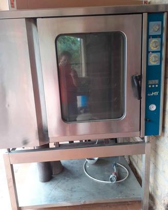 forno professionale a gas ventilato anche vapore