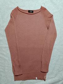Maglione ottod'Ame Rosa Antico In mohair – Made in