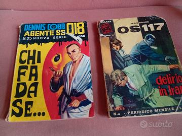 7 vecchi rari fumetti vintage polizieschi spie