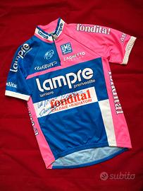 maglia ciclismo autografata Damiano CUNEGO autenti