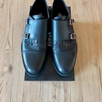 Scarpa elegante blu in pelle