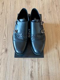 Scarpa elegante blu in pelle