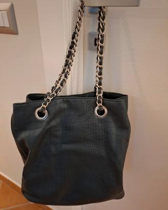 Borsa a spalla blu