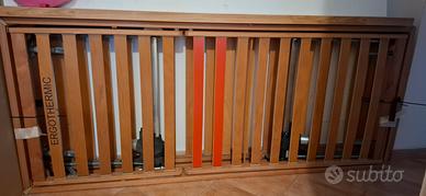 2 reti singoli con doghe Ergo Thermic motorizzate