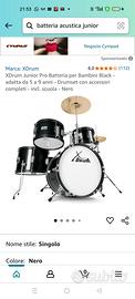 batteria xdrum junior 