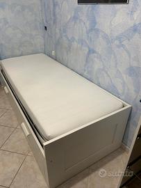LETTO IKEA BIANCO TRASFORMABILE 
