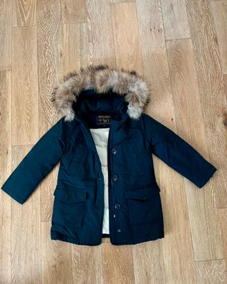 Giaccone Parka Woolrich 6 anni bambino blu navy