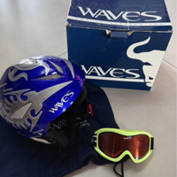 Casco da sci Waves + maschera sci Rebell
