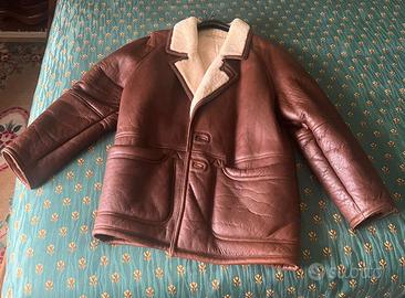 GIACCA MONTONE UOMO ORIGINALE SHEARLING TG 46