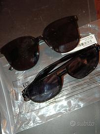 2 Paia Occhiali da Sole da Uomo Donna