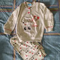 pigiama spezzato per bambina