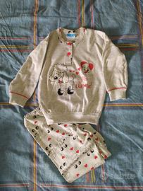 pigiama spezzato per bambina