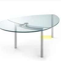 Tavolo in vetro a goccia allungabile