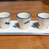 bicchieri ceramica Zafferano mod RIM