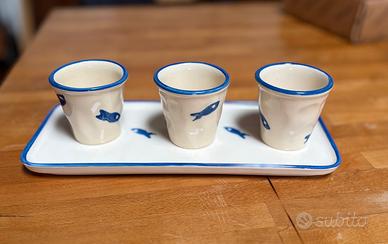 bicchieri ceramica Zafferano mod RIM